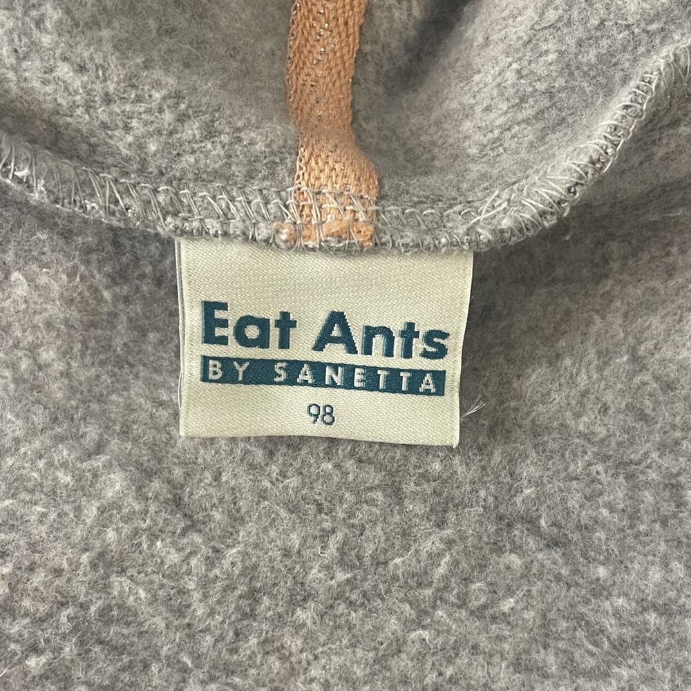 Eat Ants By Sanetta Soft Sequin Cat Hoodie Sweatshirt Size 3-4 98cm - Picture 5 of 10